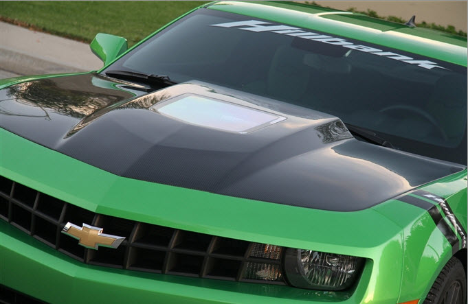 2010-2013 TruFiber Camaro Carbon Fiber A62 Hood with Window